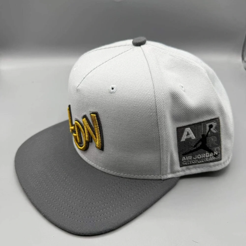 London LDN x Air Jordan 23 Hat‎ Men Gray City Collection Jumpman Snap Back Cap
